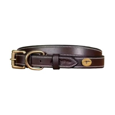 Dy'on Flat Leather Dog Collar - Image 4