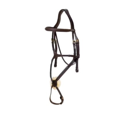 Dy'on D Collection Plaited Figure 8 Noseband Bridle - Image 3