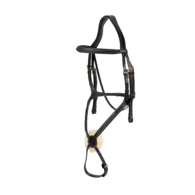 Dy'on D Collection Plaited Figure 8 Noseband Bridle - Image 4