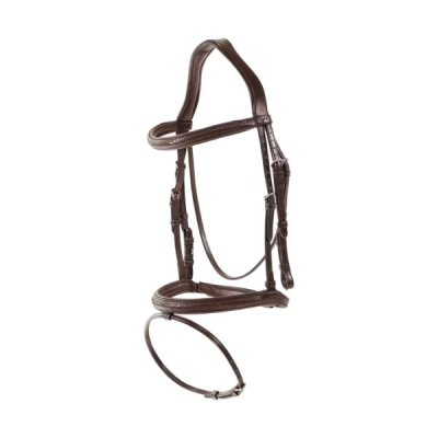 Dy'on New English Collection Plaited Flash Noseband Bridle - Image 2