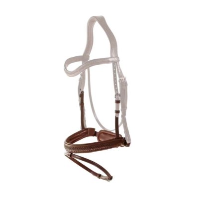 Dy'on New English Collection Plaited Medium Noseband with Pull-back - Image 4
