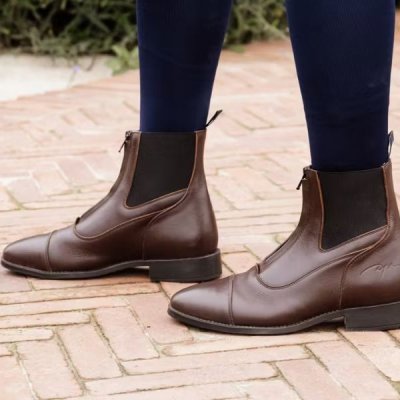 Dy'on Short Boots Front Zipper - Image 9