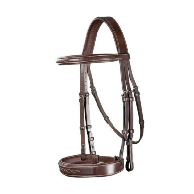 Dy'on US Hunter Collection Wide Noseband Hunter Bridle - Image 4