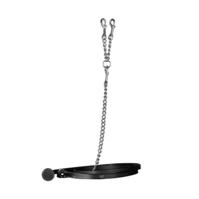Dy'on Working Collection Leather Lead With Chain - Image 3