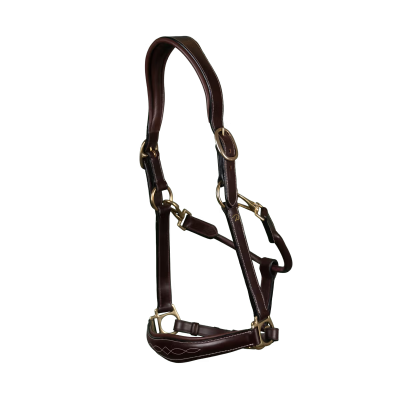 Dy'on D Collection Leather Halter