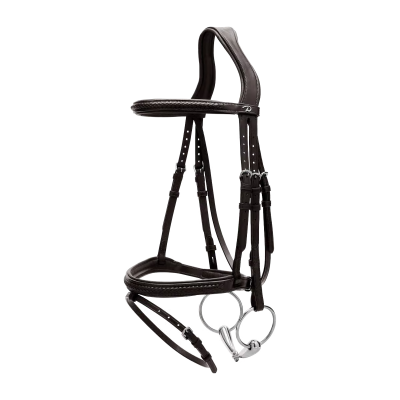 Dy'on New English Collection Plaited Flash Noseband Bridle