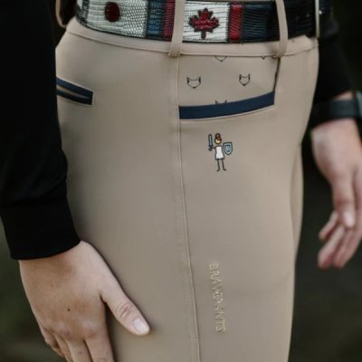 Bravepents DW Endura COFFEE Fox Print Breech - Image 3