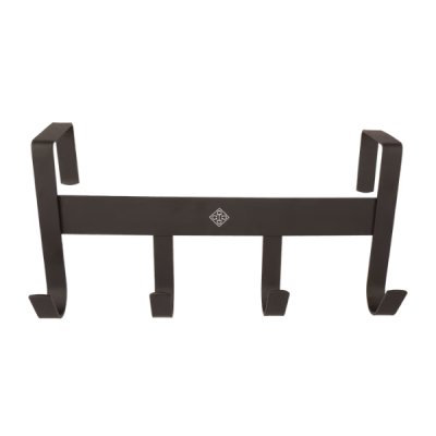 Bridle Rack Metal with 4 Hooks Matt