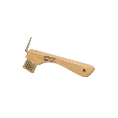 Hoof Pick with metal bristles