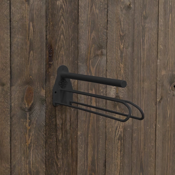 Saddle Rack metal with saddle pad holder - Image 2