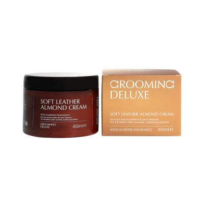 Grooming Deluxe Soft Leather Almond Cream