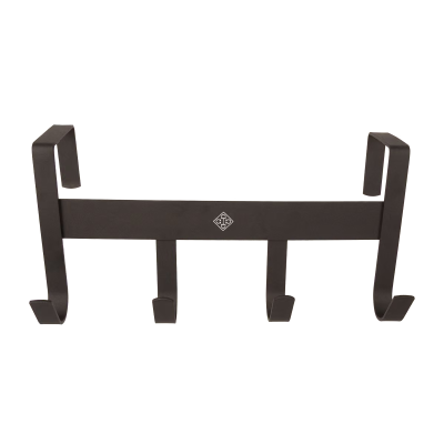 Grooming Deluxe Bridle Rack Metal with 4 Hooks Matt