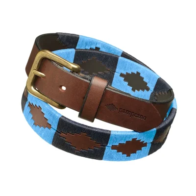 Pampeano Polo Belt - Azules - Skinny